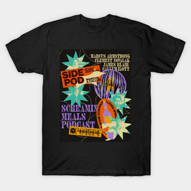 Screaming Meals Podcast T-Shirt by planetjuniper